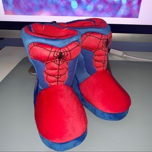 spiderman slipper boots